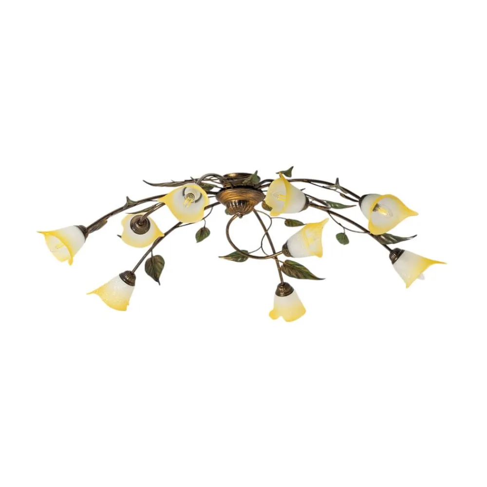 Loftlamper|Loftlamper ^ ONLI Loftlampe Miranda med 9 lyskilder, bronze