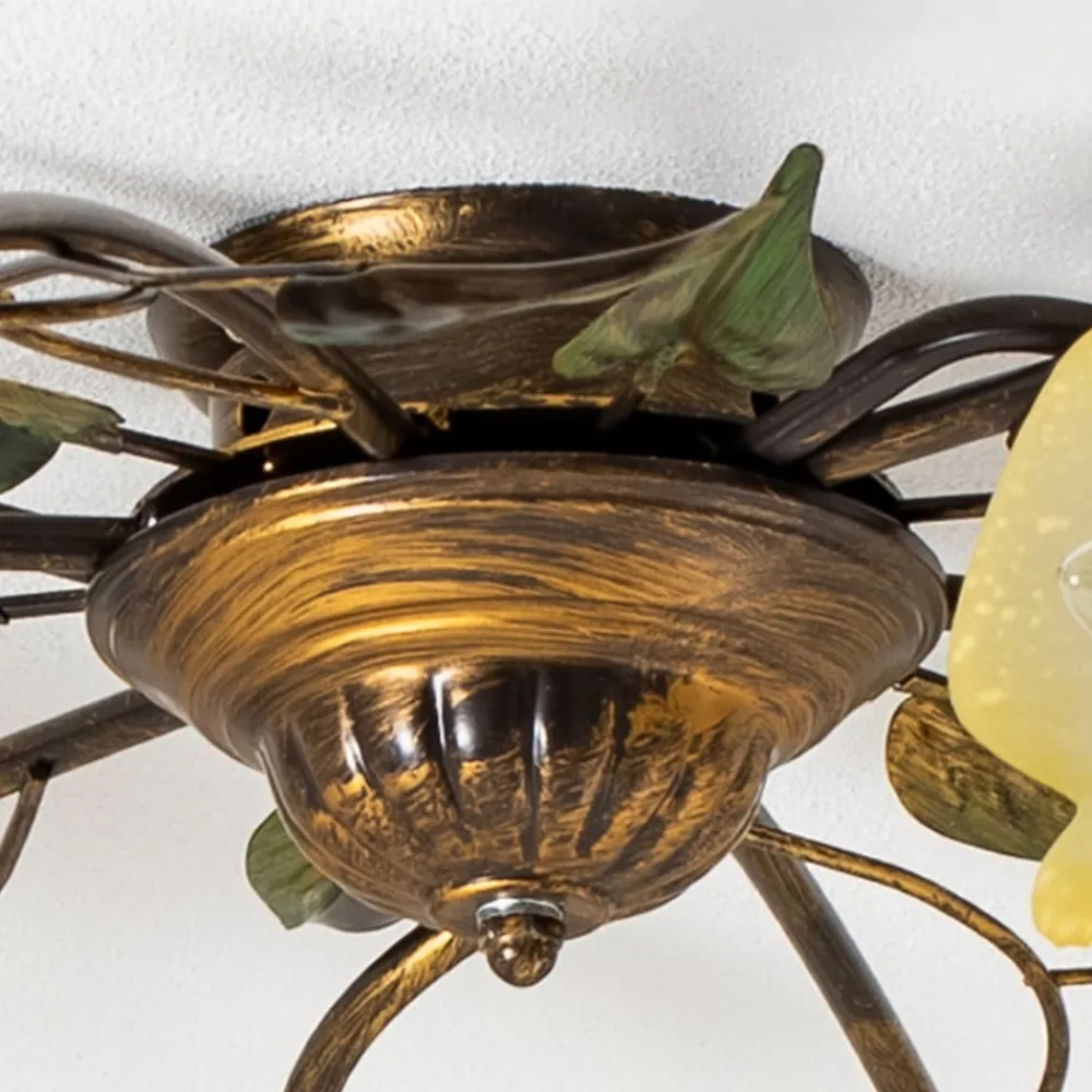 Loftlamper|Loftlamper ^ ONLI Loftlampe Miranda med 9 lyskilder, bronze