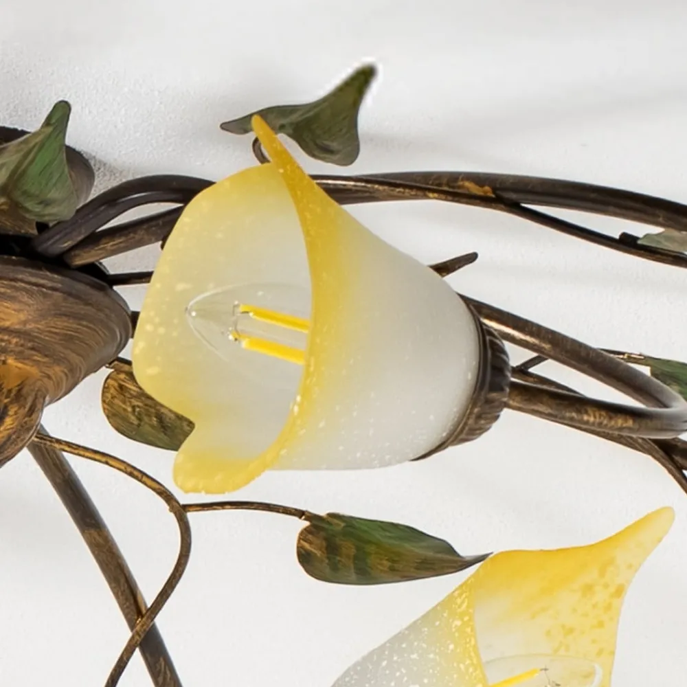 Loftlamper|Loftlamper ^ ONLI Loftlampe Miranda med 9 lyskilder, bronze
