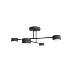 Loftlamper|Loftlamper ^ EMIBIG LIGHTING Loftlampe Modus 4, stål, 4 lyskilder, GX53, sort