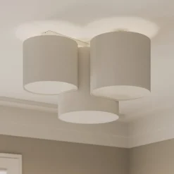 TK Lighting Loftlamper|Loftlamper > Loftlampe Mona med 3 lyskilder, hvid