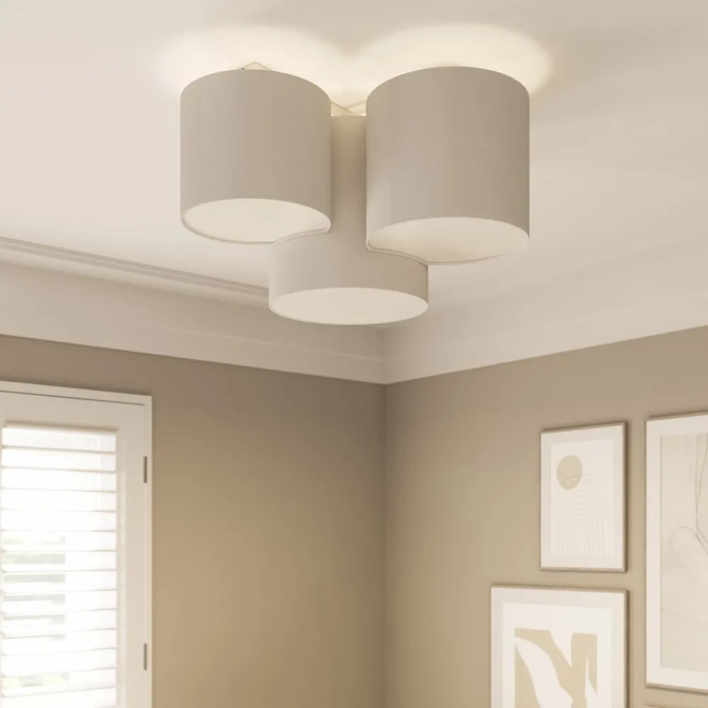 TK Lighting Loftlamper|Loftlamper > Loftlampe Mona med 3 lyskilder, hvid