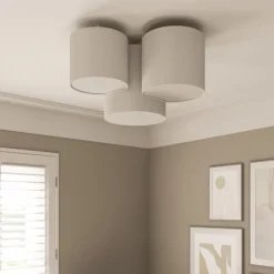 TK Lighting Loftlamper|Loftlamper > Loftlampe Mona med 3 lyskilder, hvid