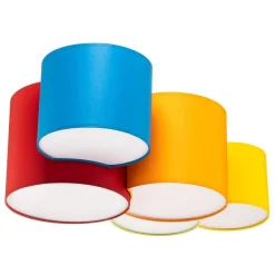 TK Lighting Loftlamper > Loftlampe Mona med 5 lyskilder, flerfarvet