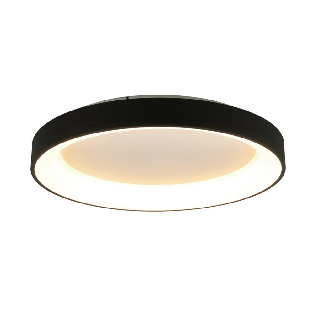 Arbejdsrum/Kontor|Loftlamper ^ Mantra Iluminación Loftlampe Niseko II CCT fjernbetjening, Ø 50 cm, sort