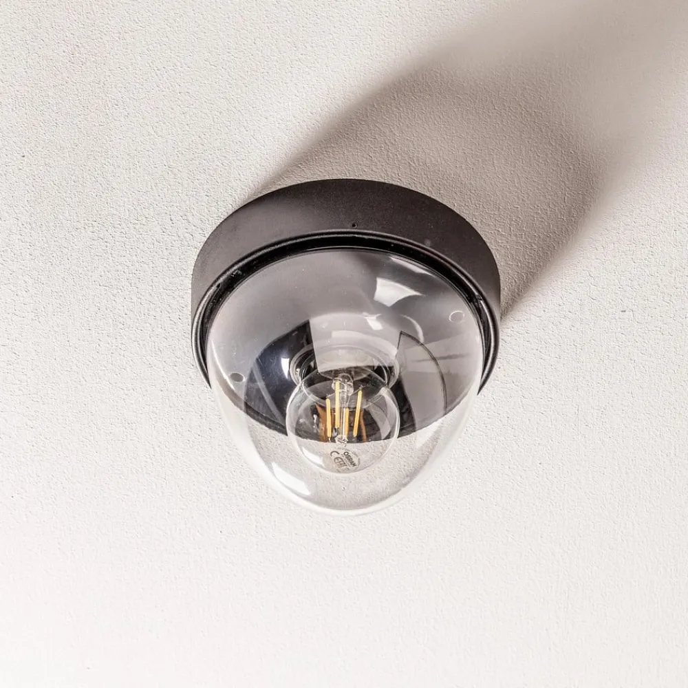 Nowodvorski Lighting Loftlamper|Loftlamper > Loftlampe Nook med klar skærm, sort