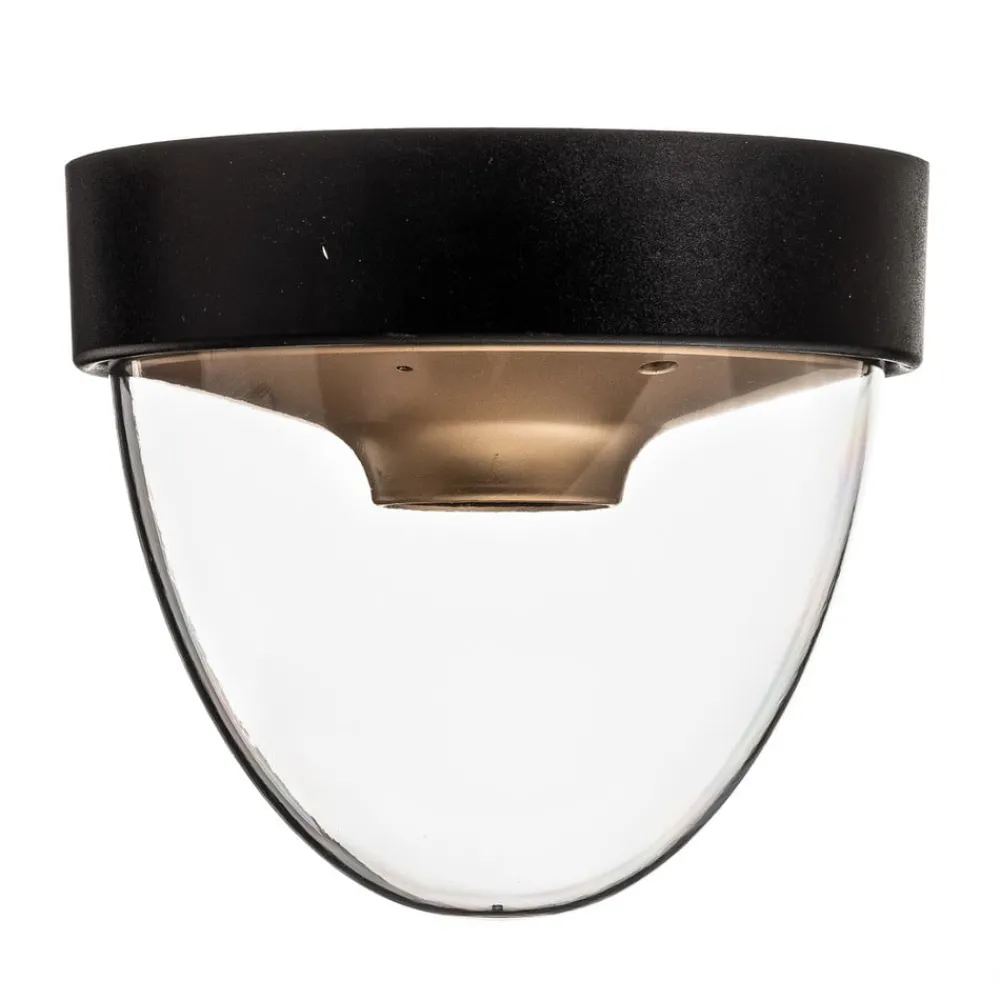 Loftlamper ^ Nowodvorski Lighting Loftlampe Nook med klar skærm, sort/guld