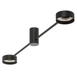 Loftlamper ^ Nowodvorski Lighting Loftlampe Orbit II, sort, 2 lyskilder