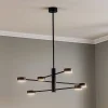Nowodvorski Lighting Loftlamper|Loftlamper > Loftlampe Orbit VI, sort, 6 lyskilder