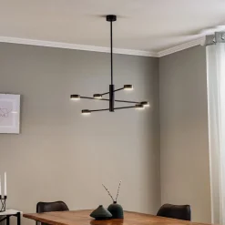 Nowodvorski Lighting Loftlamper|Loftlamper > Loftlampe Orbit VI, sort, 6 lyskilder