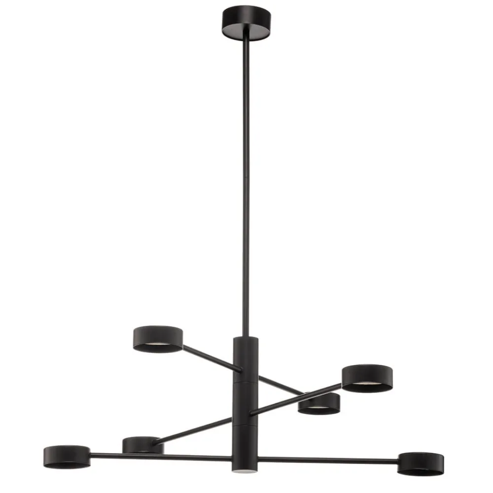 Nowodvorski Lighting Loftlamper|Loftlamper > Loftlampe Orbit VI, sort, 6 lyskilder