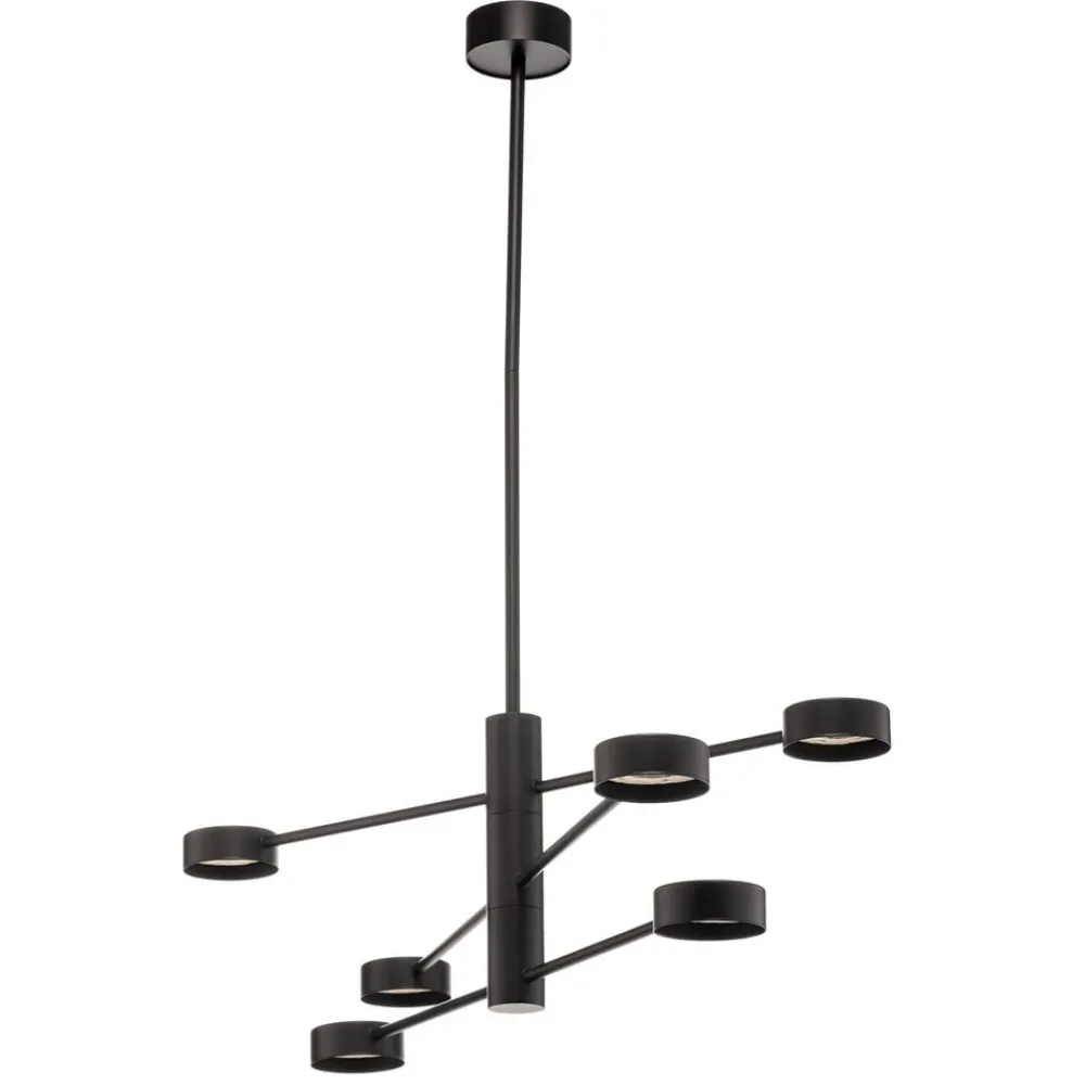 Nowodvorski Lighting Loftlamper|Loftlamper > Loftlampe Orbit VI, sort, 6 lyskilder