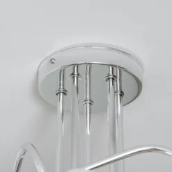 HELAM Loftlamper|Loftlamper > Loftlampe Oxford, krom, 5 lyskilder, Ø 47 cm, metal