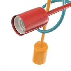 HELAM Loftlamper|Loftlamper > Loftlampe Oxford med 3 lyskilder orange/rød/turkis