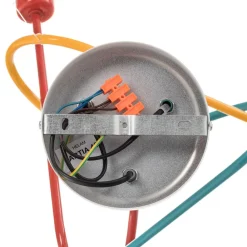 HELAM Loftlamper|Loftlamper > Loftlampe Oxford med 3 lyskilder orange/rød/turkis