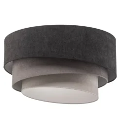 Loftlamper ^ Duolla Loftlampe Pastell Trio Ø 60 cm i 3 grå nuancer