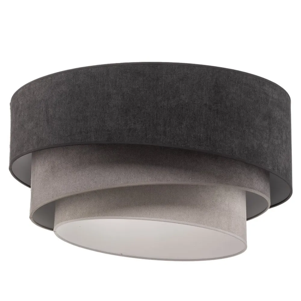 Loftlamper ^ Duolla Loftlampe Pastell Trio Ø 60 cm i 3 grå nuancer