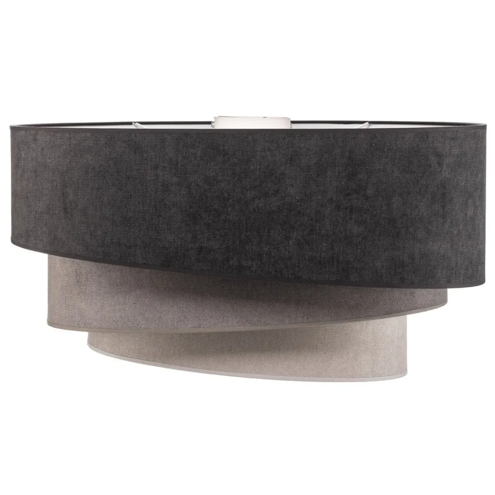 Loftlamper ^ Duolla Loftlampe Pastell Trio Ø 60 cm i 3 grå nuancer