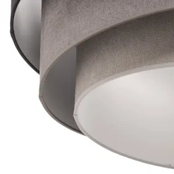 Loftlamper ^ Duolla Loftlampe Pastell Trio Ø 60 cm i 3 grå nuancer