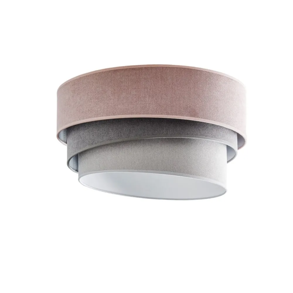 Loftlamper ^ Duolla Loftlampe Pastell Trio Ø 45 cm pink/grå/lysegrå