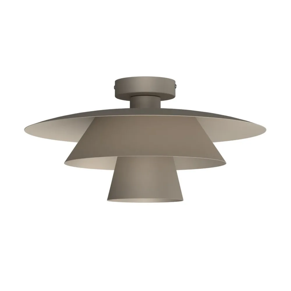 Luminex Gang|Loftlamper > Loftlampe Plato, beige, metal, Ø 38 cm, E27