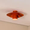 Luminex Gang|Loftlamper > Loftlampe Plato, orange, metal, Ø 38 cm, E27