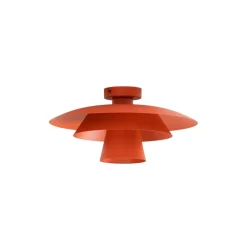 Luminex Gang|Loftlamper > Loftlampe Plato, orange, metal, Ø 38 cm, E27
