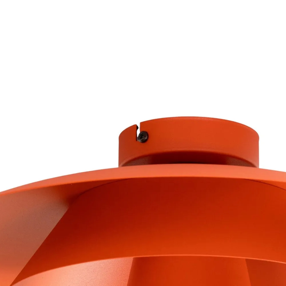 Luminex Gang|Loftlamper > Loftlampe Plato, orange, metal, Ø 38 cm, E27