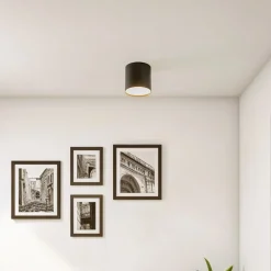 Nowodvorski Lighting Spotlights > Loftlampe Point Plexi M, sort/opal