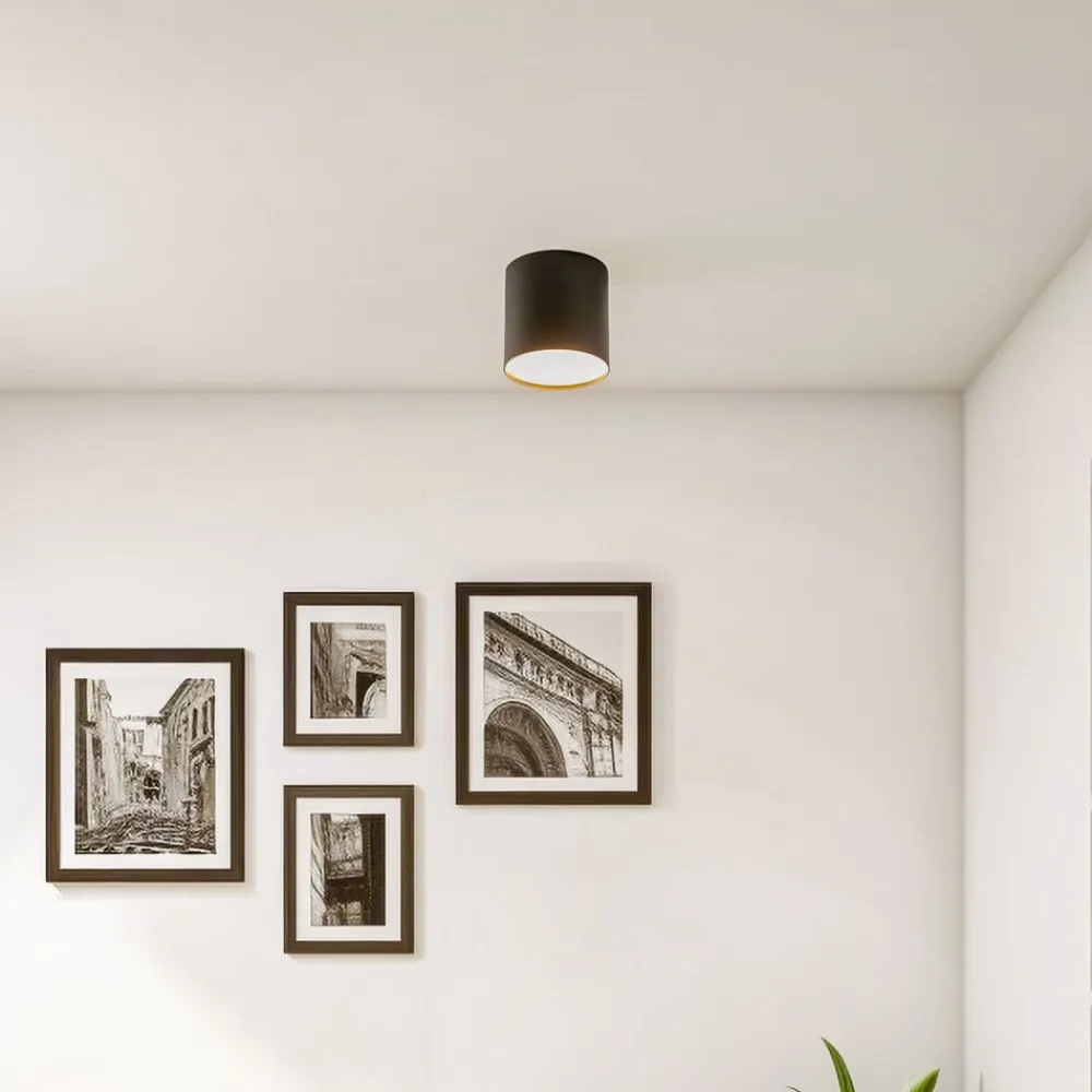 Nowodvorski Lighting Spotlights > Loftlampe Point Plexi M, sort/opal
