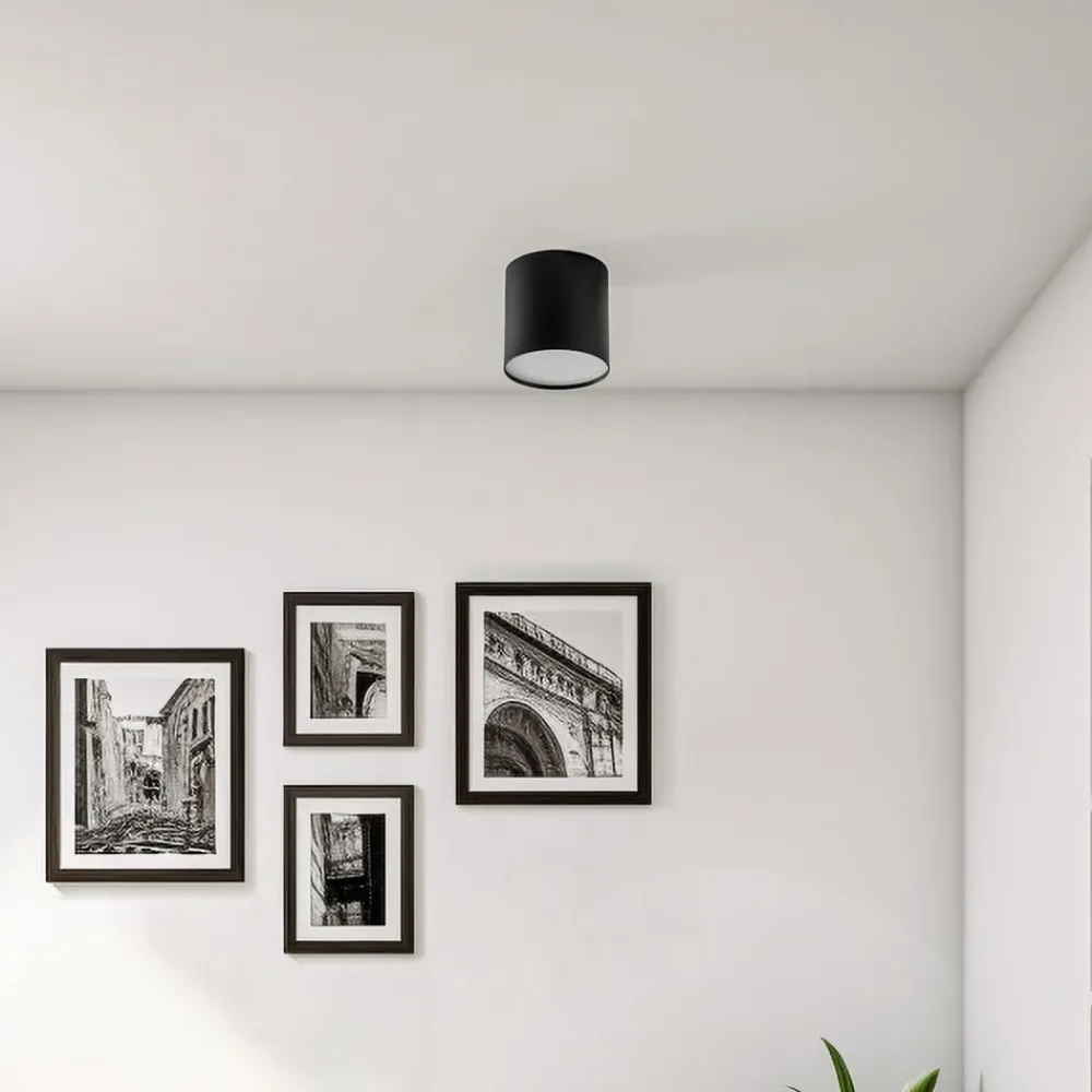 Nowodvorski Lighting Spotlights > Loftlampe Point Plexi M, sort/opal