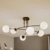 EMIBIG LIGHTING Loftlamper|Loftlamper > Loftlampe Pregos 6 i sort, 6 lyskilder