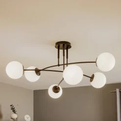 EMIBIG LIGHTING Loftlamper|Loftlamper > Loftlampe Pregos 6 i sort, 6 lyskilder