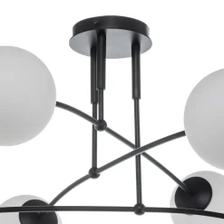 EMIBIG LIGHTING Loftlamper|Loftlamper > Loftlampe Pregos 6 i sort, 6 lyskilder