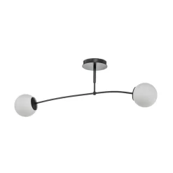 Loftlamper ^ EMIBIG LIGHTING Loftlampe Pregos 2, 2 lyskilder, sort