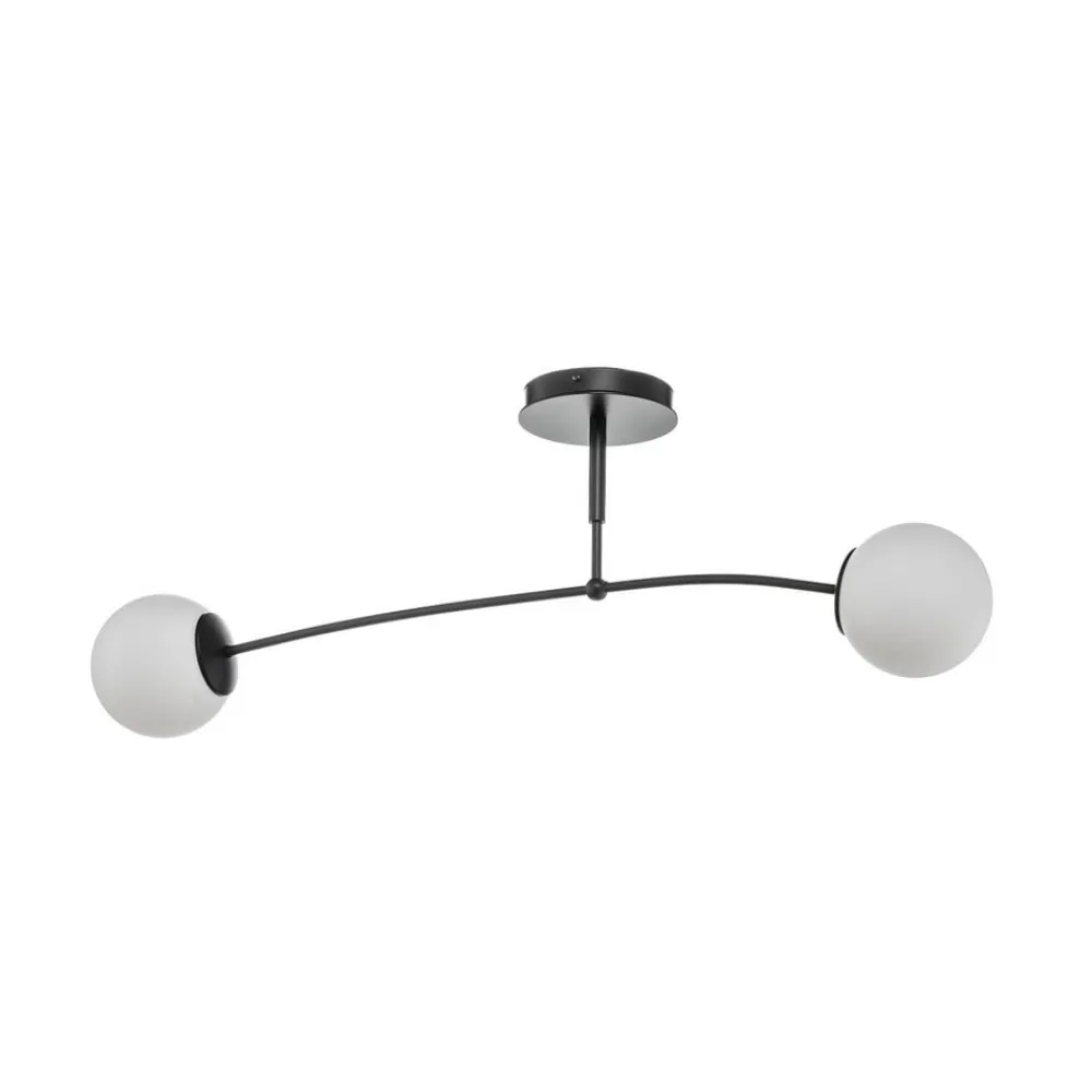 Loftlamper ^ EMIBIG LIGHTING Loftlampe Pregos 2, 2 lyskilder, sort