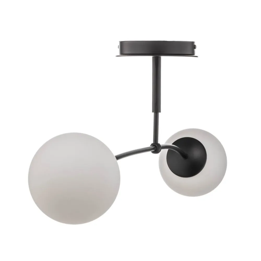 Loftlamper ^ EMIBIG LIGHTING Loftlampe Pregos 2, 2 lyskilder, sort