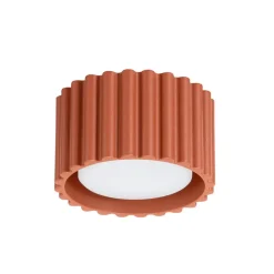 SOLLUX LIGHTING Loftlamper|Loftlamper > Loftlampe RIBLA, okker, Ø 10 cm, metal, GX53