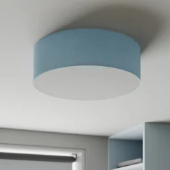 Loftlamper|Loftlamper ^ TK Lighting Loftlampe Rondo, blå, Ø 45 cm