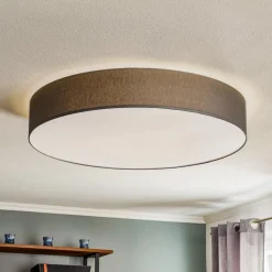 TK Lighting Loftlamper|Pendellamper > Loftlampe Rondo, grå Ø 80 cm