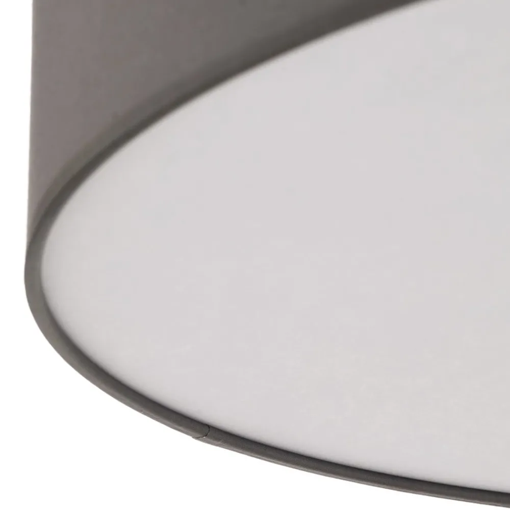 Loftlamper|Loftlamper ^ TK Lighting Loftlampe Rondo, grå Ø 60 cm