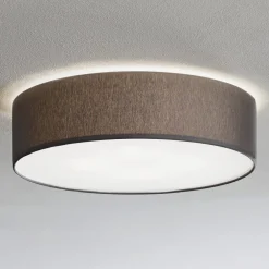 TK Lighting Loftlamper > Loftlampe Rondo, grå Ø 45 cm