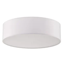Loftlamper ^ TK Lighting Loftlampe Rondo, hvid Ø 45 cm