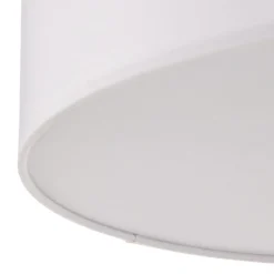 Loftlamper ^ TK Lighting Loftlampe Rondo, hvid Ø 45 cm