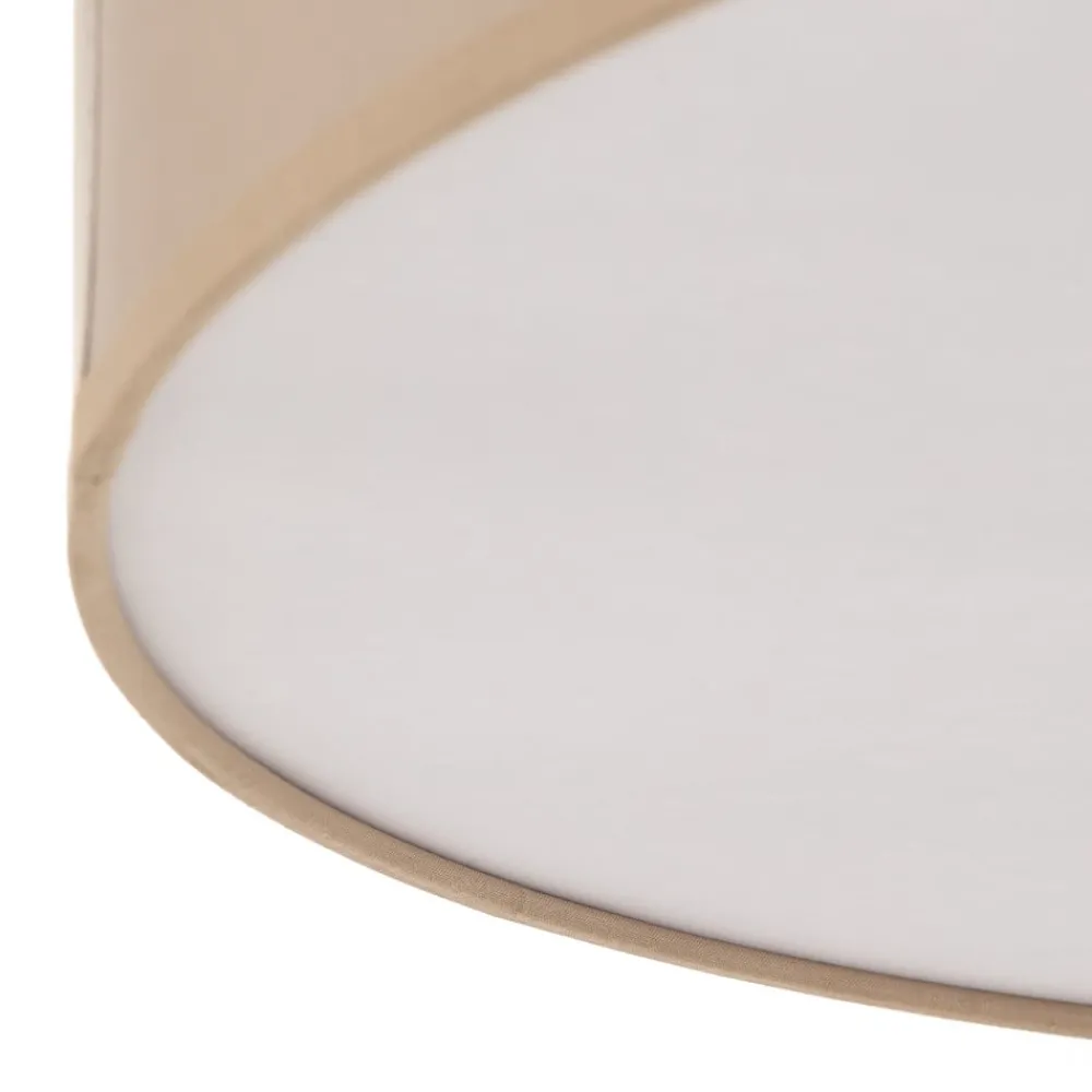TK Lighting Loftlamper|Pendellamper > Loftlampe Rondo med afstand, creme Ø 60cm