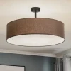 Loftlamper|Loftlamper ^ TK Lighting Loftlampe Rondo med afstand, grå Ø 60 cm