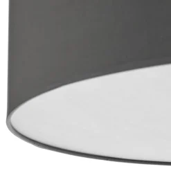 Loftlamper|Loftlamper ^ TK Lighting Loftlampe Rondo med afstand, grå Ø 60 cm