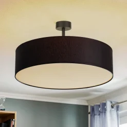 TK Lighting Loftlamper|Loftlamper > Loftlampe Rondo med afstand, mørkegrå Ø 60 cm