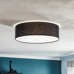 TK Lighting Loftlamper > Loftlampe Rondo, mørkegrå Ø 45 cm