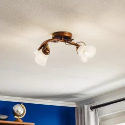 Lamkur Loftlamper > Loftlampe Siena, florentinsk stil, 2 lyskilder